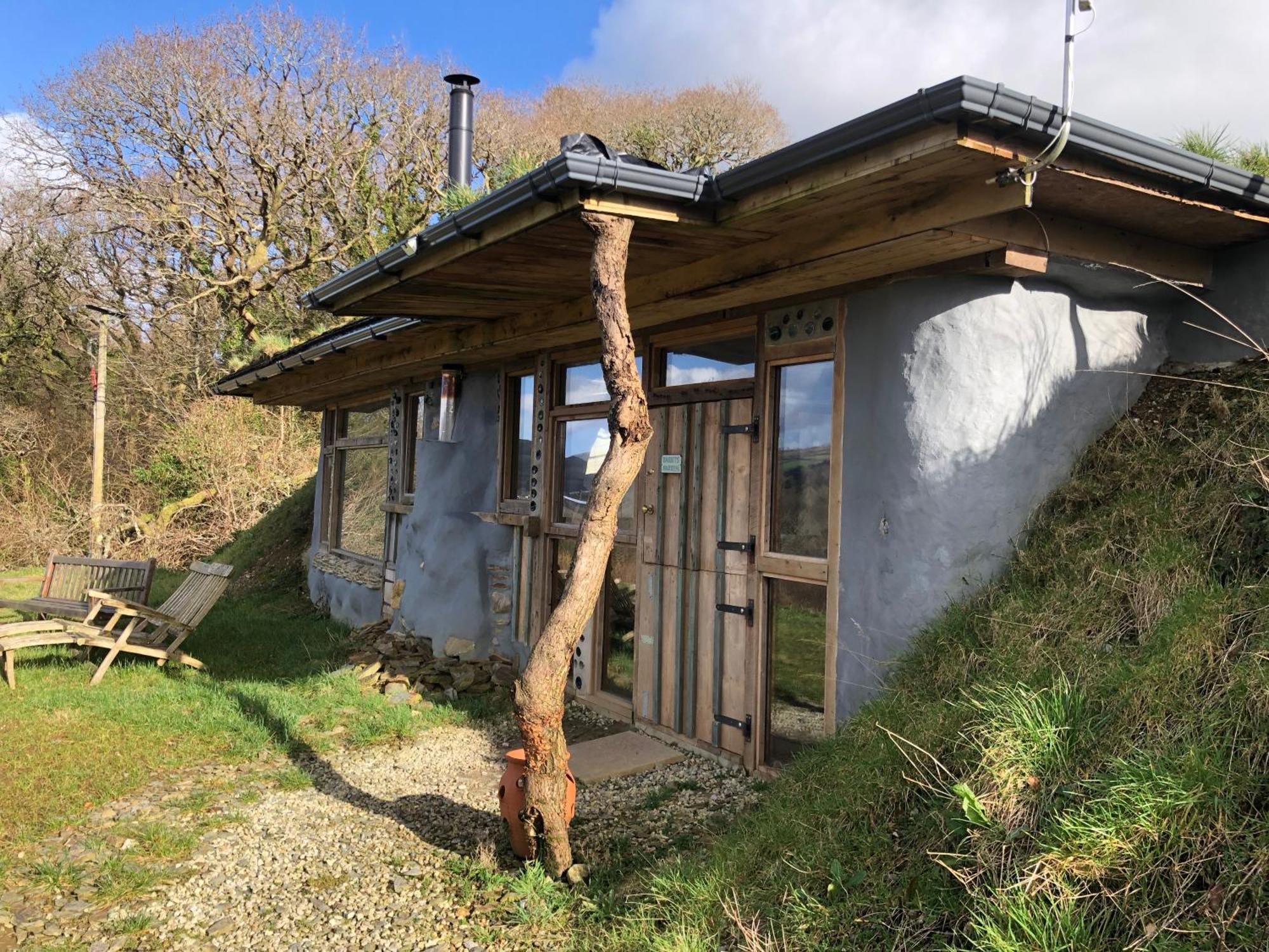 Rabbits 1Or 2 Bedroom Hobbit Style Hillset Earthen Dartmoor Eco Home South Brent Екстериор снимка