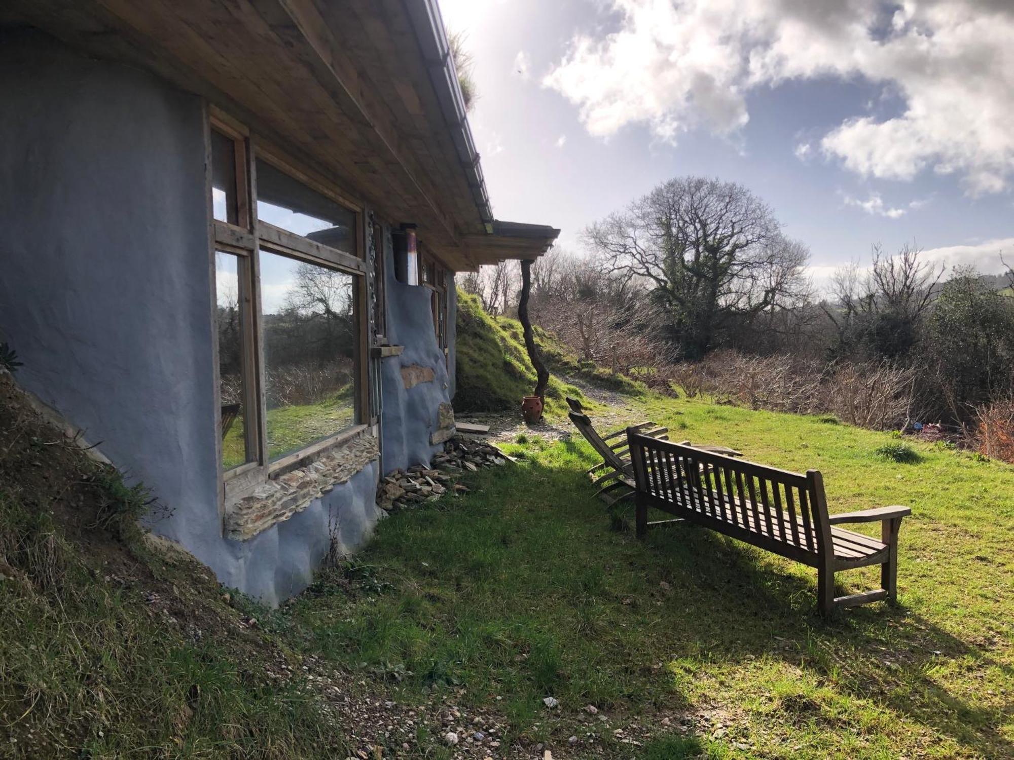 Rabbits 1Or 2 Bedroom Hobbit Style Hillset Earthen Dartmoor Eco Home South Brent Екстериор снимка
